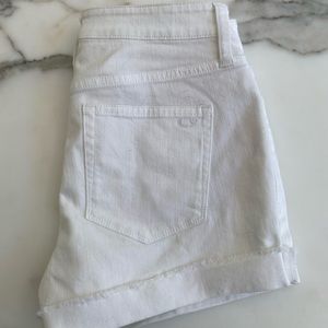 white jean shorts